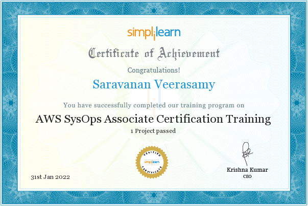 SARAVANAN V. - Adv App/Cloud Supp and Eng Assoc Manager (Senior JDE CNC ...