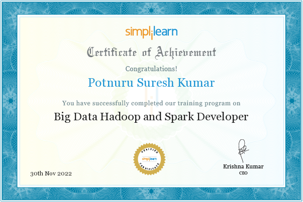 Suresh Kumar Potnuru - Sr. GCP Data Engineer at CVS-Aetna || SQL (MS ...